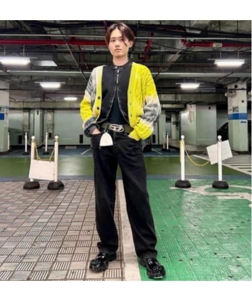 メンズ ジップアップジャケット ブラックデニム D-GLORY JACKET