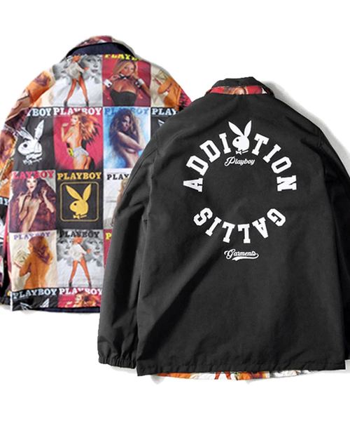 PLAYBOY（プレイボーイ）の「PLAYBOYコラボ リバーシブルコーチ