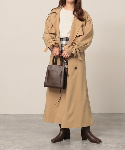 Heather（ヘザー）の「HEユルトレンチロング丈コート 260935（トレンチ