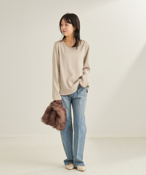 plage（プラージュ）の「R'IAM スラックスDENIM（デニムパンツ）」 - WEAR