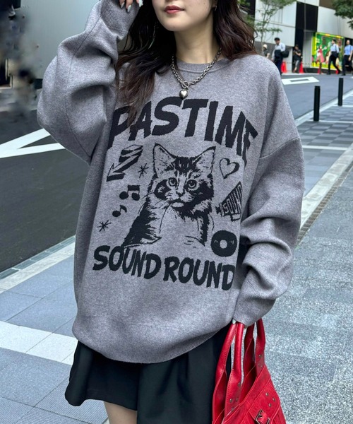 セール】《UNISEX》キャットニット（ニット/セーター）｜PBLIM（ページ