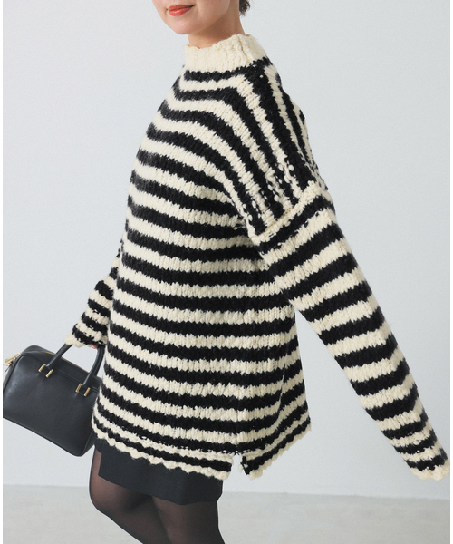 IENA BLACK ハイネックボーダーニット 2024AW 吉祥寺店・買取入荷