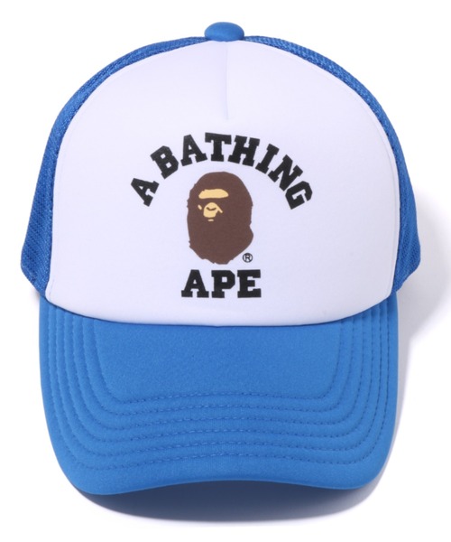 A BATHING APE（アベイシングエイプ）の「WEB限定/COLLEGE MESH CAP M