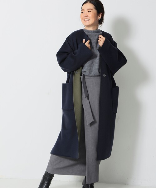 Demi-Luxe BEAMS（デミルクス ビームス）の「ウール リバー ロング