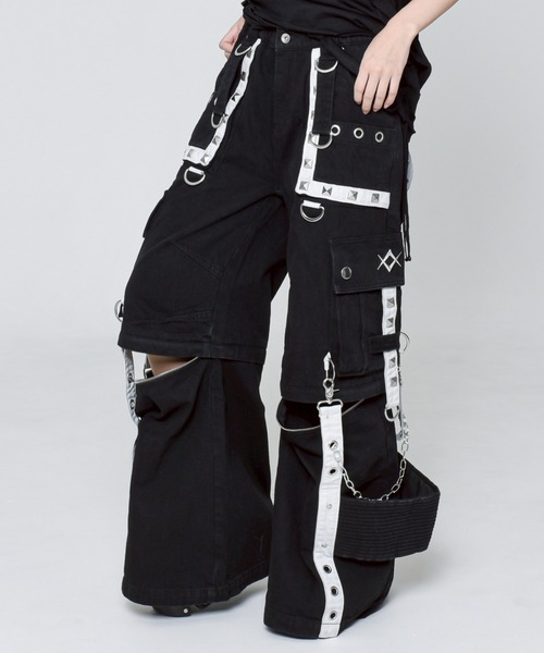 REFLEM/レフレム』2WAYワイドデニムカーゴパンツ（デニムパンツ