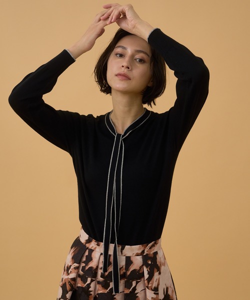 ANAYI（アナイ）の「グリッターラインボウ プルオーバー（ニット