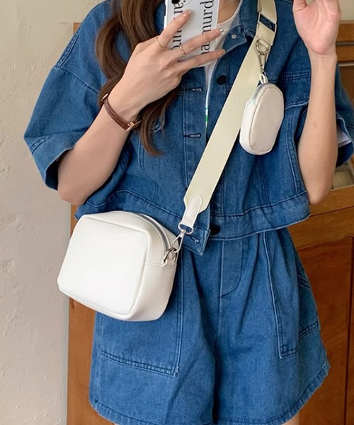 ミニケース付きショルダーバッグ（ショルダーバッグ）｜Dewlily