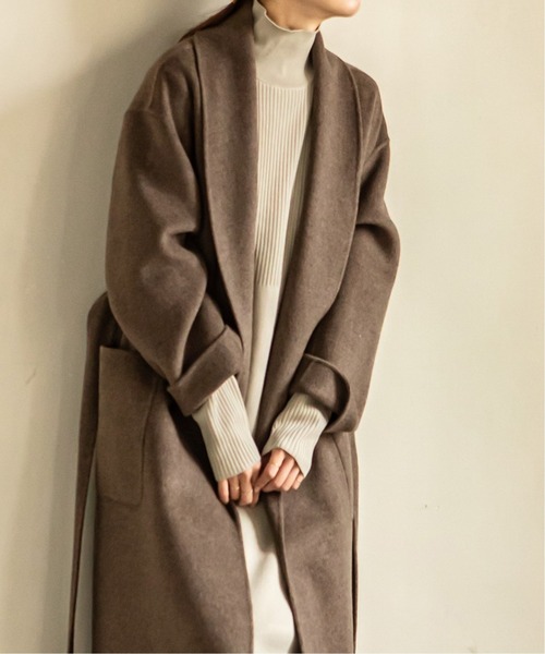 Noble（ノーブル）の「super160ショールカラーリバーコート◇（その他