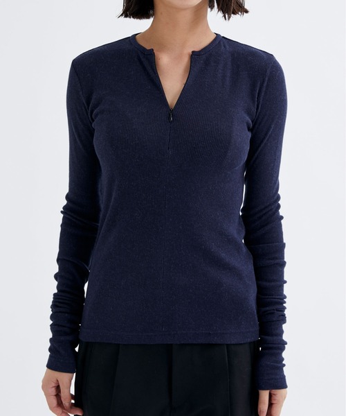 INSCRIRE（アンスクリア）の「【INSCRIRE/アンスクリア】Open L/S Tee