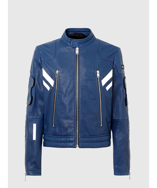 DIESEL（ディーゼル）の「メンズ ジャケット レザージャケット ジップ