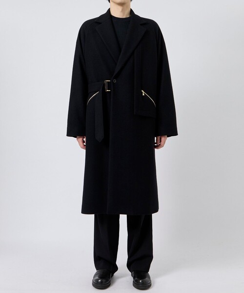 別注〉 Tailored Tie Locken Coat（チェスターコート）｜CULLNI