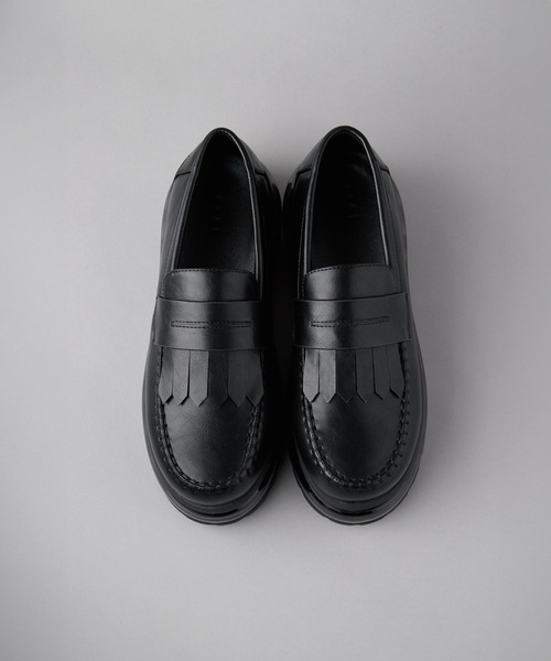 CLEL（クレイル）の「【CLEL】Air Cushion High Sole Loafers/Derby