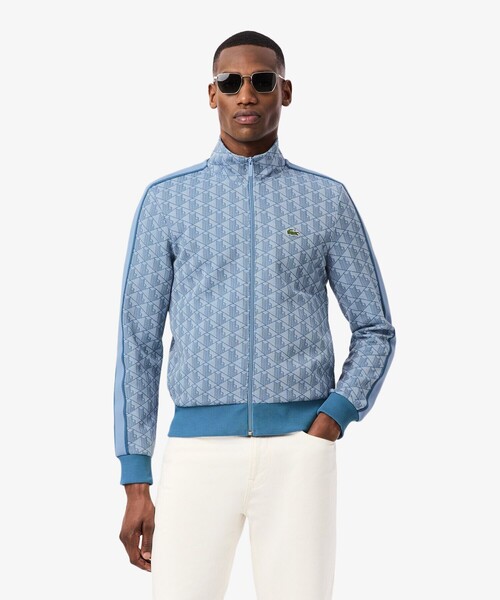 モノグラムジャカードトラックジャケット 【セットアップ対応