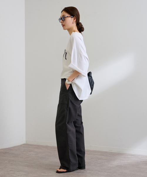 ≪追加≫バックサテンベイカーパンツ（カーゴパンツ）｜FRAMeWORK