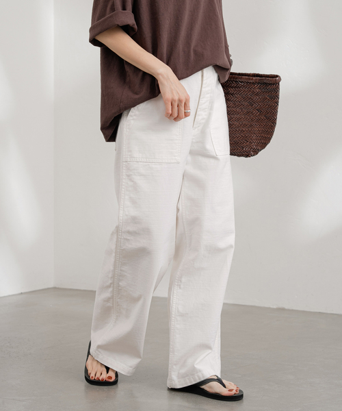 ≪追加≫バックサテンベイカーパンツ（カーゴパンツ）｜FRAMeWORK