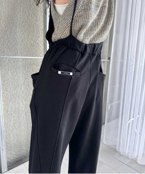 Ameri（アメリ）の「SWEAT EASY ROMPERS（サロペット/オーバーオール
