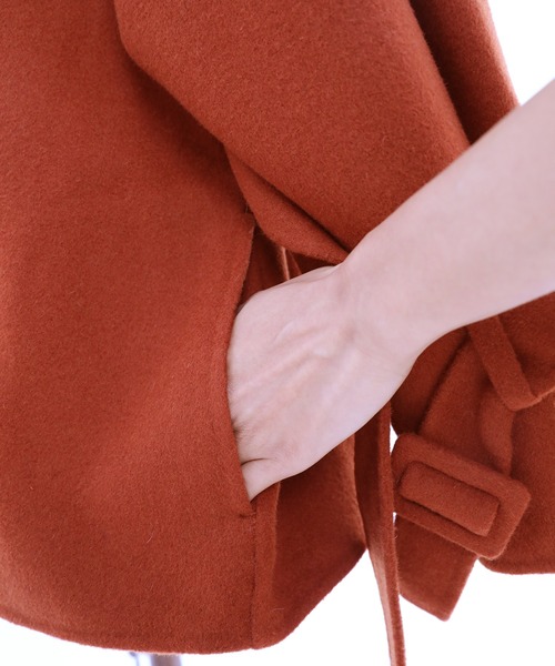 RANDEBOO（ランデブー）の「Half trench wool coat（トレンチコート