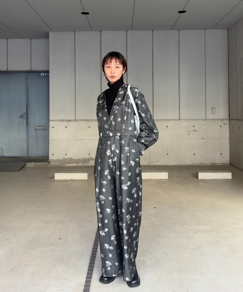 セール】POSEY BLOOM JACQUARD JUMPSUIT（サロペット/オーバーオール