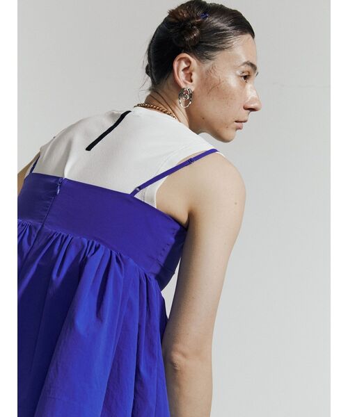 UN3D.（アンスリード）の「シャツギャザーキャミソール（キャミソール