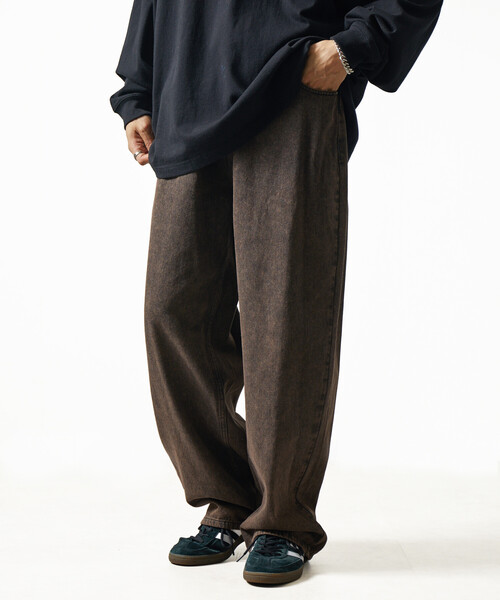 セール】限定展開 ワイドストレート デニムパンツ（デニムパンツ