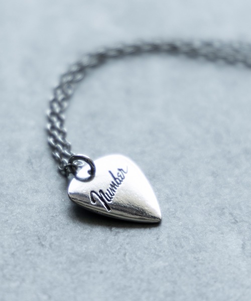 Number LOGO PICK CHARM NECKLACE / ナンバーナインロゴ ピック