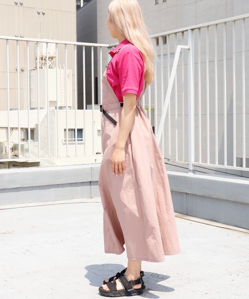Lee（リー）の「LEE/リー WAIST ADJUSTER OVERALL SKIRT