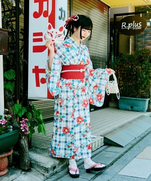 kutir（クティール）の「【クティールとレトロ】2wayレトロ浴衣セット