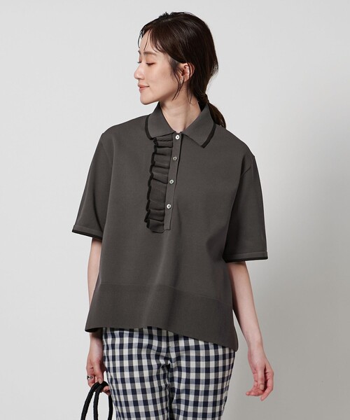 UNITED ARROWS（ユナイテッドアローズ）の「ミニマルフリル ニット 5SL