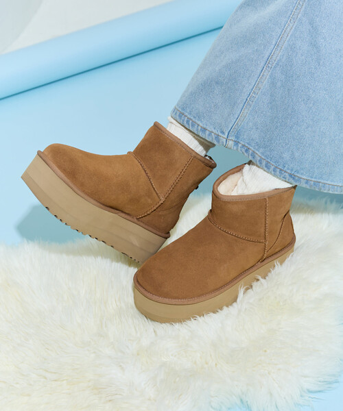 限定展開 UGG/アグ W CLASSIC MINI PLATFORM/クラシックミニ