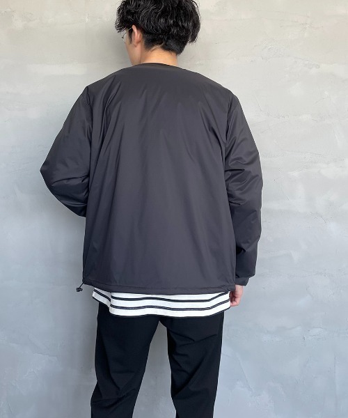 DANTON/ダントン] ナイロンタフタ インサレーションノーカラー