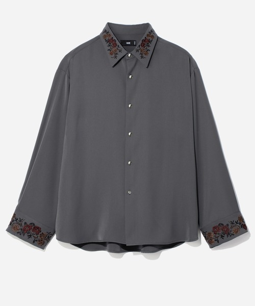 HARE（ハレ）の「【SET UP対応 イージーケア】TOROMIシシュウシャツ