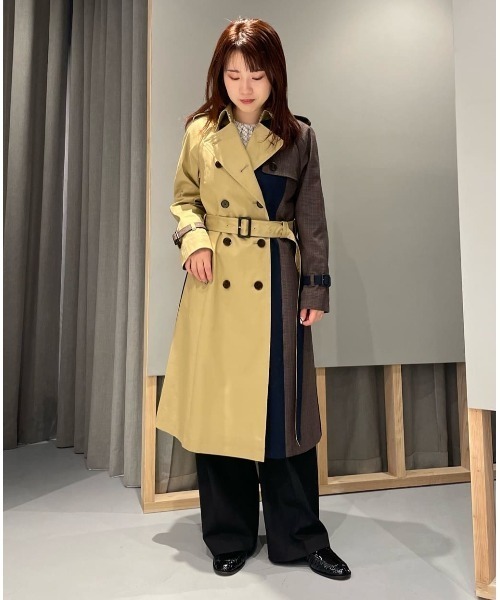LOVELESS（ラブレス）の「チェックトレンチコート（トレンチコート
