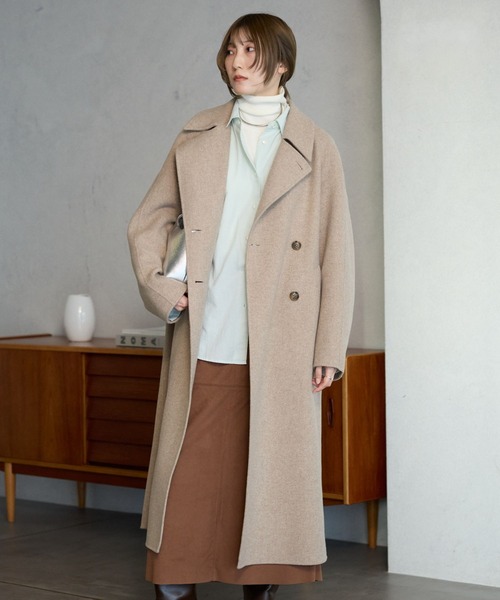 BABYLONE（バビロン）の「リバーダブルロングコート（ステンカラー