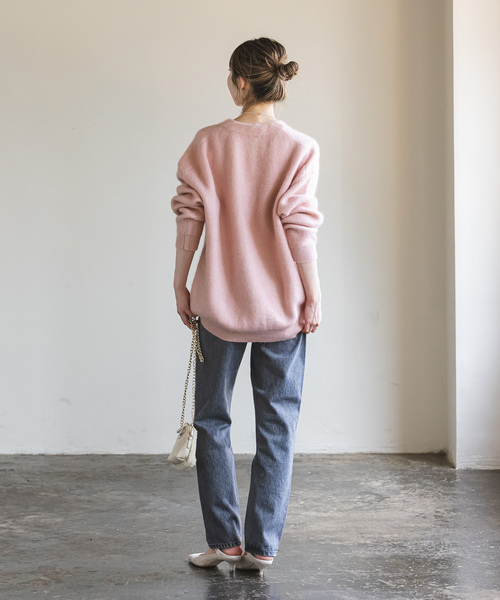 Noble（ノーブル）の「《追加》モヘヤ接結ロングカーディガン