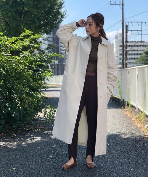 TODAYFUL（トゥデイフル）の「サテンカラーオーバーコート（ステン