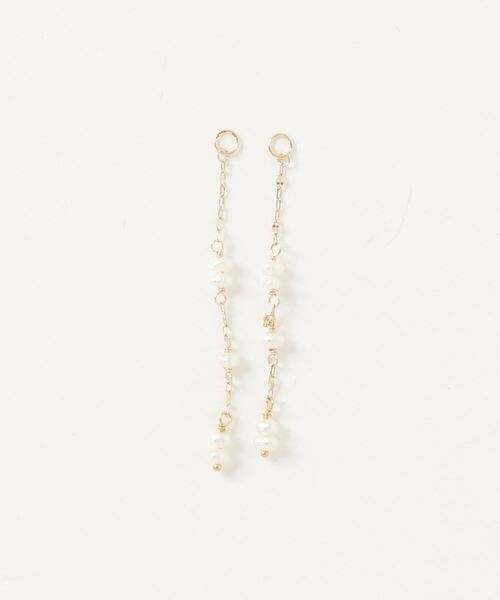 agete（アガット）の「K10パールピアスチャーム（チャーム）」 - WEAR