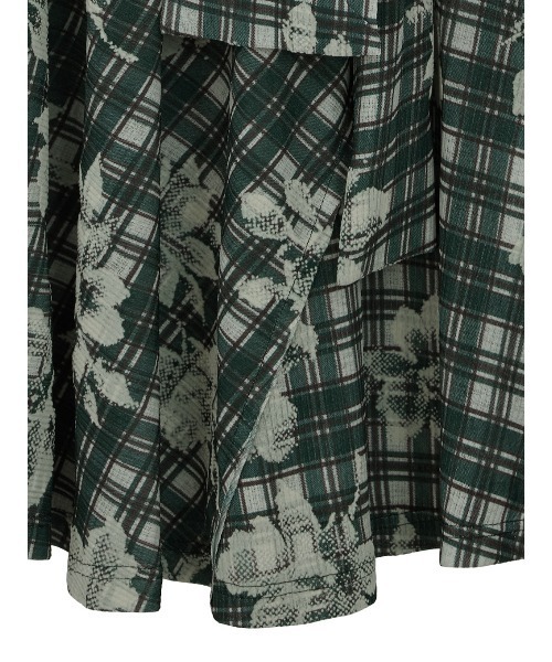 Ameri（アメリ）の「FLOCKY FLOWER TWIST SKIRT（スカート）」 - WEAR