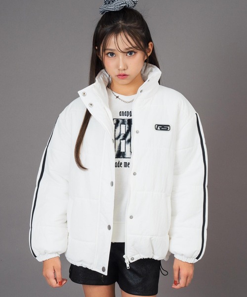 セール】撥水加工 ANAPR＋S 袖 ライン 中綿 ブルゾン【ユニセックス