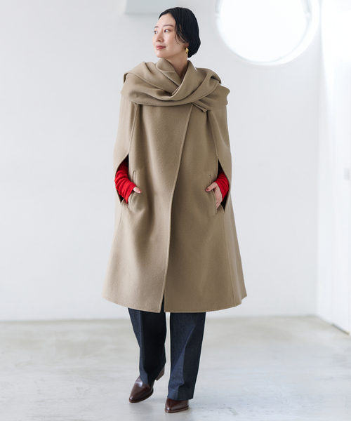 VERMEIL par iena（ヴェルメイユパーイエナ）の「Super140s マント