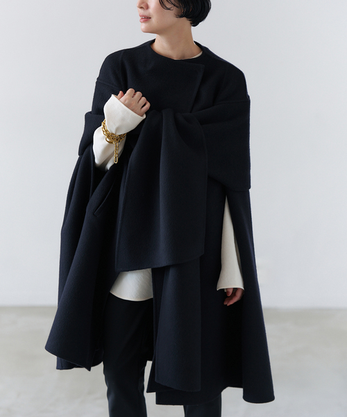 VERMEIL par iena（ヴェルメイユパーイエナ）の「Super140s マント