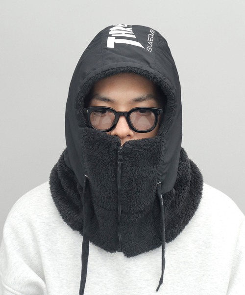 THRASHER（スラッシャー）の「タフタ 裏ボア ビッグ フード ネック