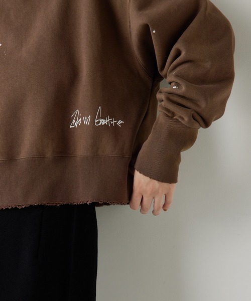 Whim Gazette（ウィムガゼット）の「ヴィンテージ加工裏毛プルオーバー