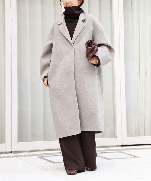 ウールアンゴラリバーコート（チェスターコート）｜Deuxieme Classe