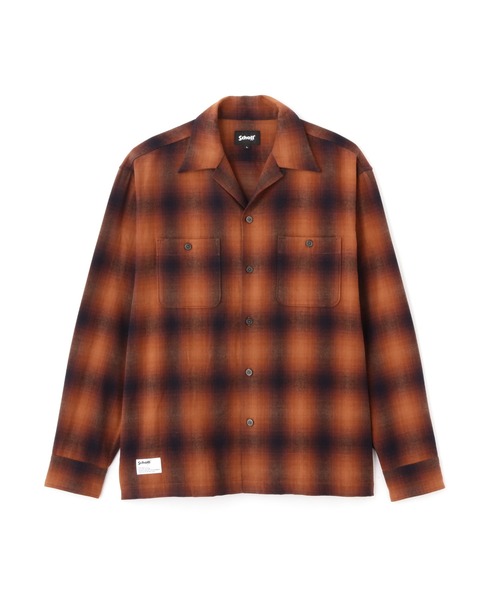 Schott/ショット/OMBRE CHECK FLANNEL LS SHIRT/オンブレチェック