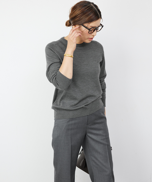 WISH クルーネック プルオーバー（ニット/セーター）｜Deuxieme Classe