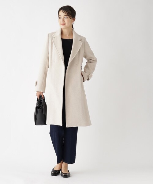 index（インデックス）の「◇≪S-LLsize≫ カシミヤ混ダブルチェスター