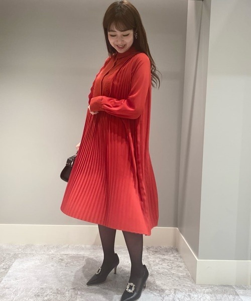 CELFORD（セルフォード）の「Aラインプリーツワンピース（ワンピース