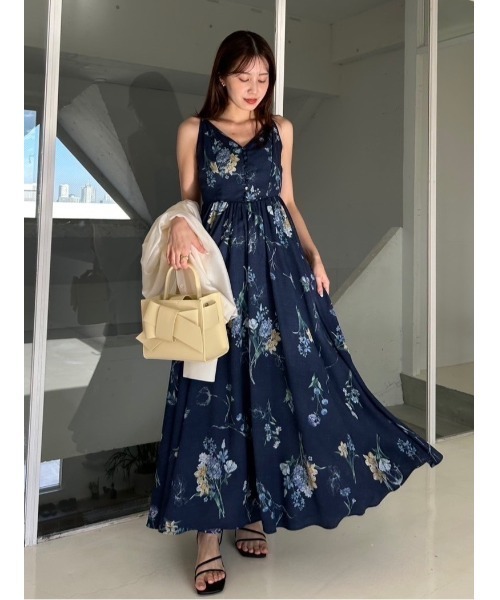 FRAY I.D（フレイアイディー）の「【00サイズ】ボタニカルプリント