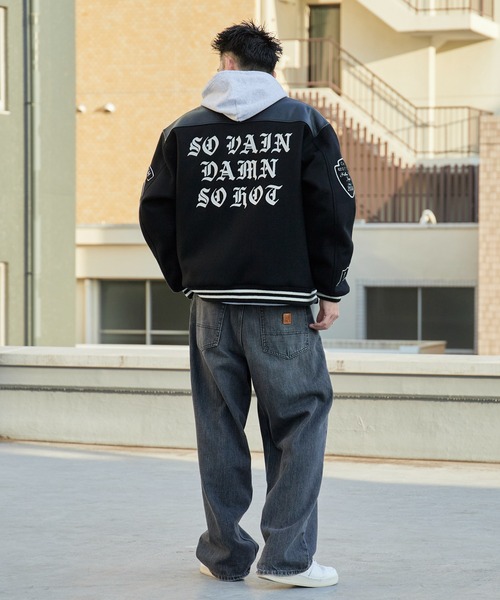 CALEE（キャリー）の「CALEE/キャリー WOOL MELTON STADIUM JUMPER