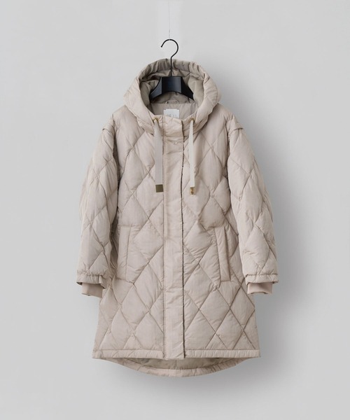 YOSOOU/ヨソオウ】2way Quilted Hood coat/ダウンコート（ダウン